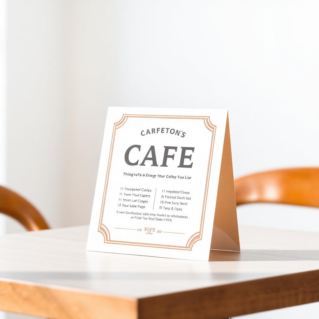 Tent Cards